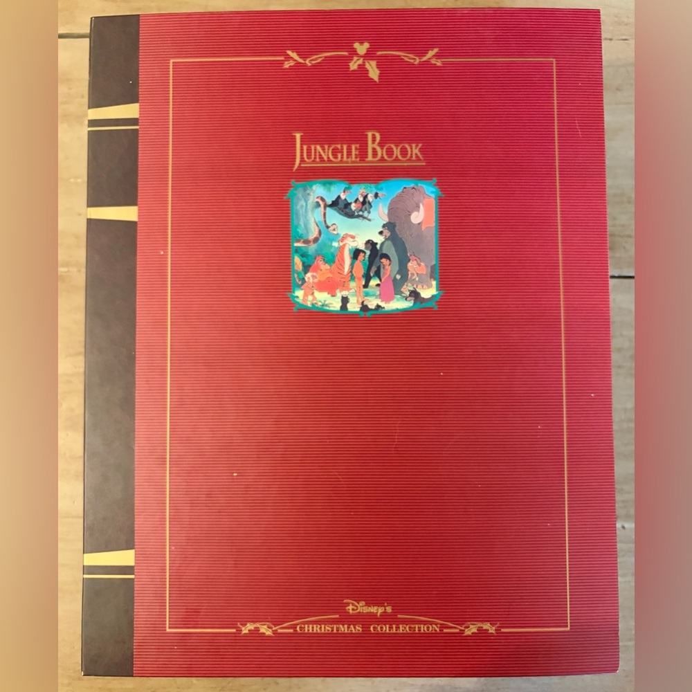 Disney Jungle Book Ornaments Christmas Collection Story Book Box UNUSED Baloo